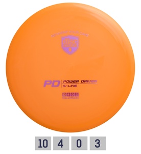 Diskgolfo diskas Distance Driver S-LINE PD orange